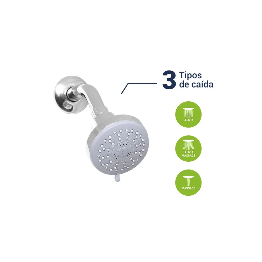Llave de ducha con salida cromada Ibiza Vainsa