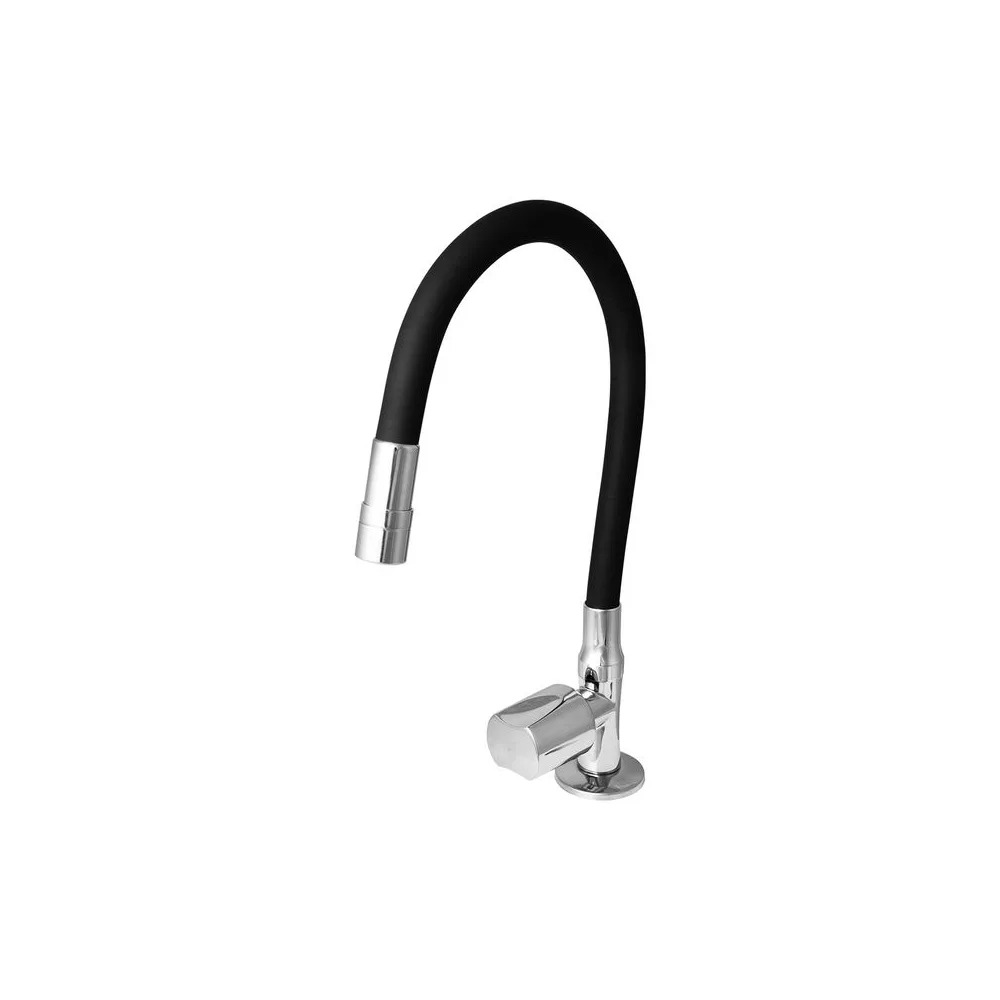 Llave para lavadero Bar Avante cr p/Flex neg. Vainsa