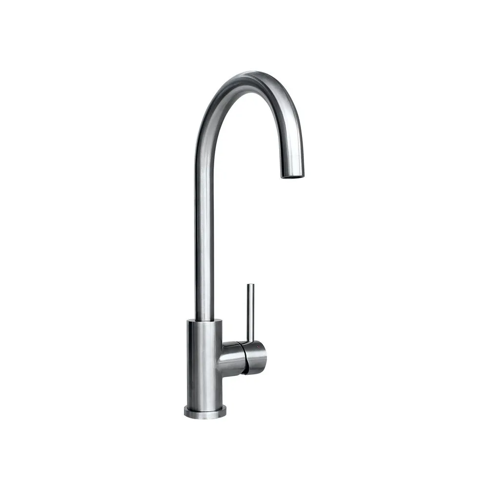 Grifería mezcladora monocomando lavadero pico b inox Vainsa