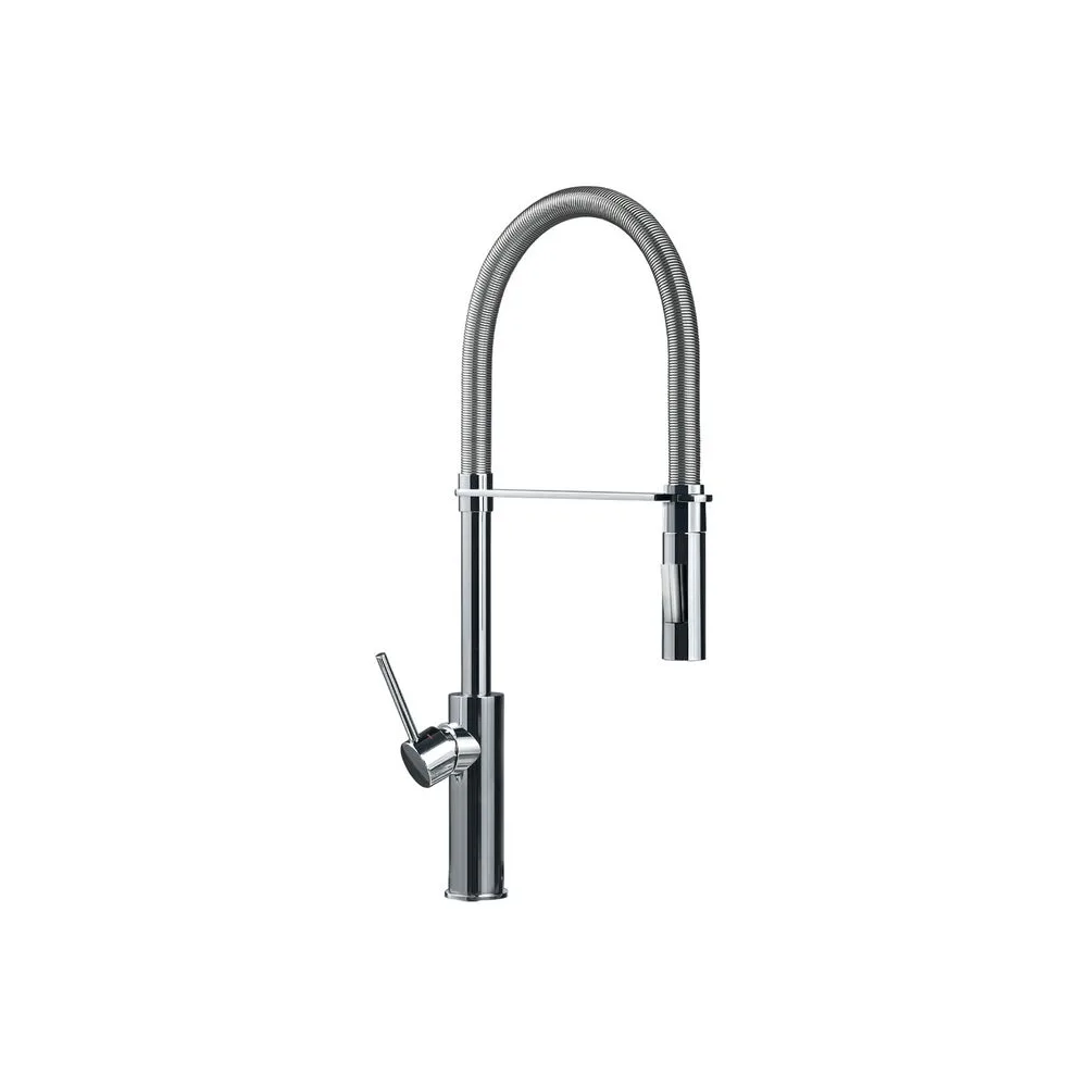Grifería mezcladora monocomando lavadero con pico Resorte lever Vainsa