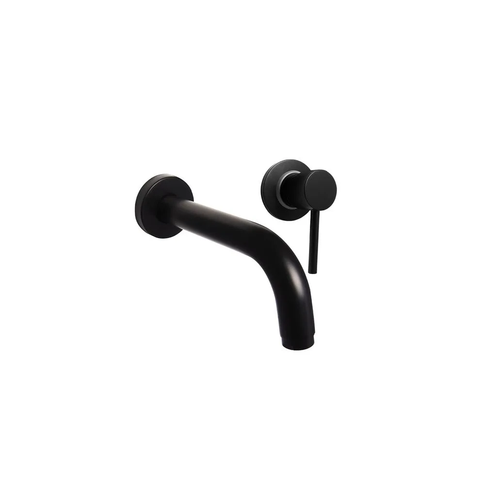 Grifería mezcladora monocomando lavatorio lever black Vainsa