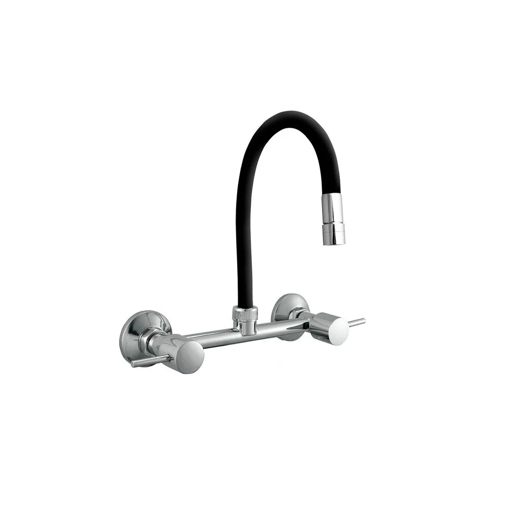 Mezcladora para lavadero pared bali p/Flex negro Vainsa