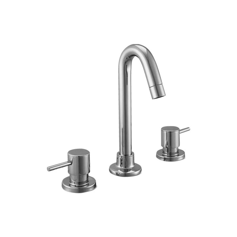 Mezcladora de 8" para lavatorio bali con pico al hecho en bronce Vainsa