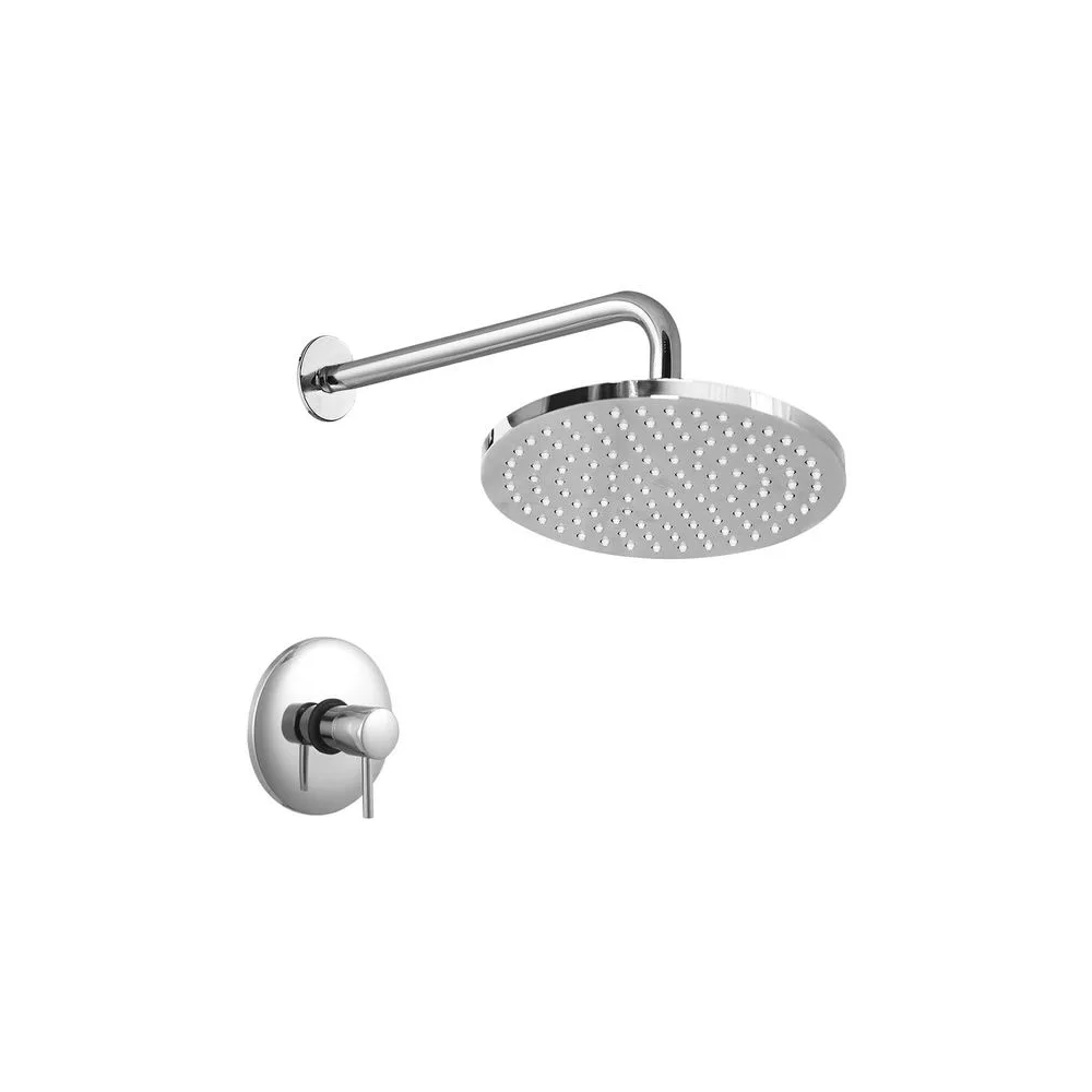 Mezcladora monocomando ducha bali con salida Morgan acabado Duracrom
