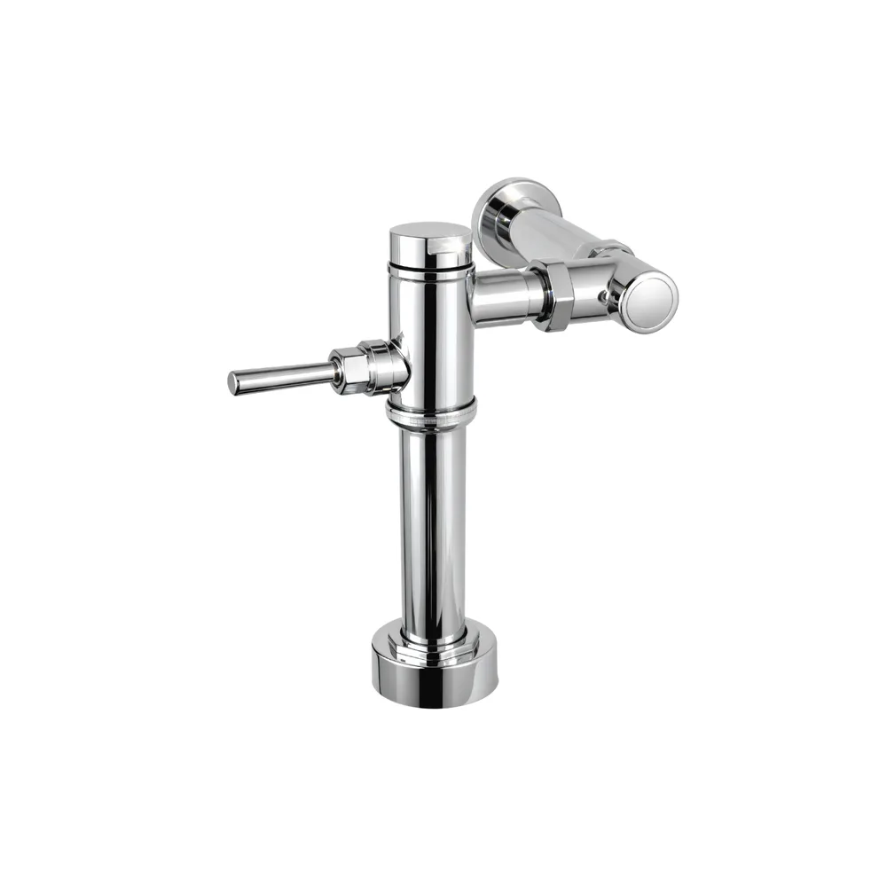 Fluxometro Mecánico para inodoro palanca de 4.8 Lts indirecto hecho en bronce Vainsa