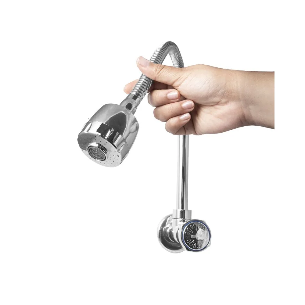 Llave para lavadero a la pared Barú cromado Italgrif