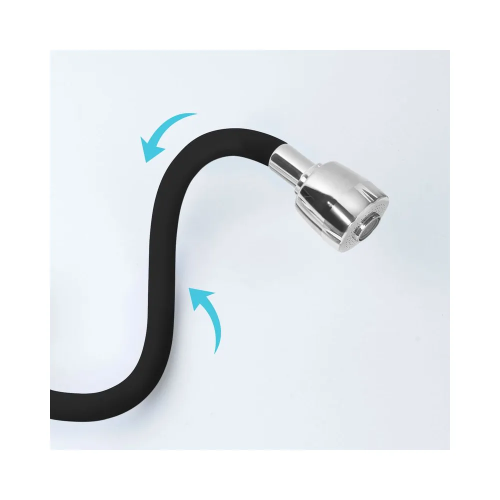 Llave de lavadero al mueble Cabo blanco black negro Italgrif