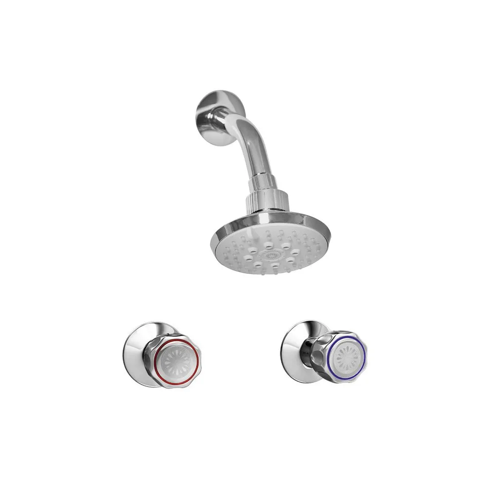 Mezcladora de ducha Vallarta con salida ducha buzios Light