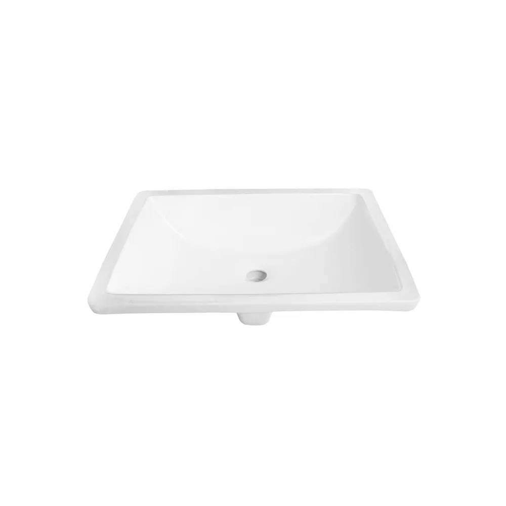 Ovalin de empotrar Square blanco Vainsa