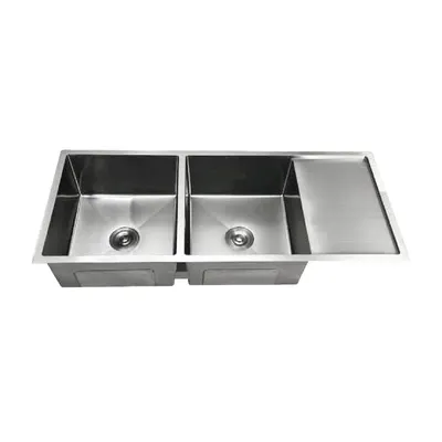 Lavadero stainless p/marmol doble poza Signature 120X50X23CM - Fratelli