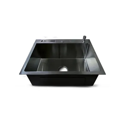 PRM-6045B lavadero Prime de acero inox. black c/acces. 60X45X23CM - Fratelli