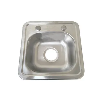 LP-3838 lavadero premium (p) acero inox. (cr) 38X38X18 cm. Fratelli