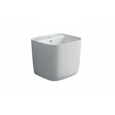 Lavamano flotante minimalista azucena blanco (45X42X40) - Fratelli