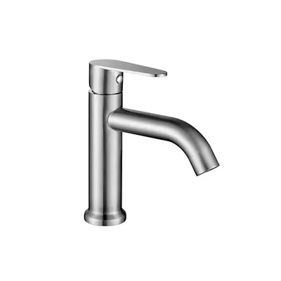 Llave minimalista p/lavatorio (bajo) mgrt 2 (p) - (satinado)