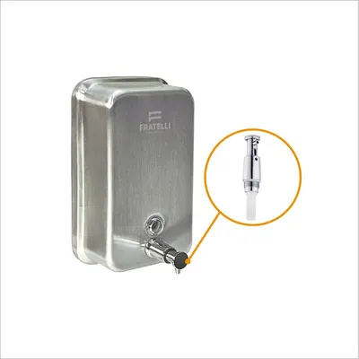 Dispensador de jabon liquido d/acero satinado 304 MC-8614 (1000 ml) Fratelli