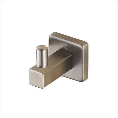 Perchero 82201 base cuadrada minimalista (satinado) Fratelli