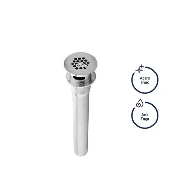 Desagüe para lavatorio tipo sumidero con rebose 11/4"(38 cm) x 11" (28 cm)