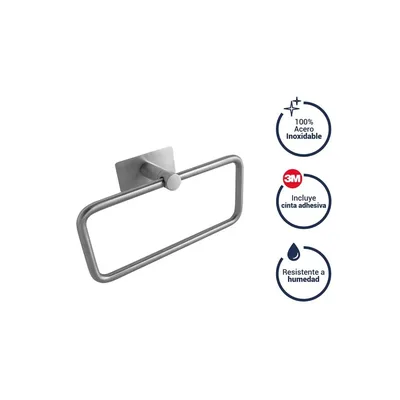 Toallero d anillo inox bali C/3m Vainsa