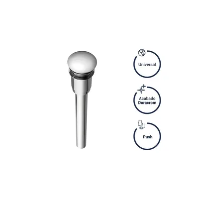 Desagüe de lavatorio tipo push Universal Vainsa