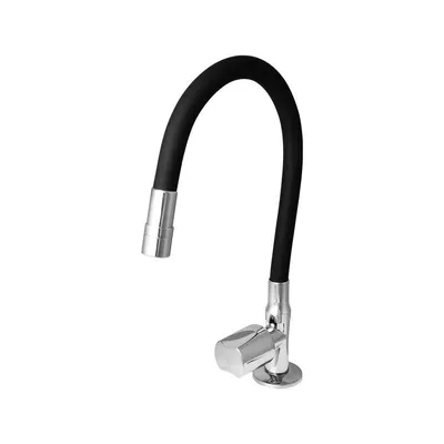 Llave para lavadero Bar Avante cr p/Flex neg. Vainsa