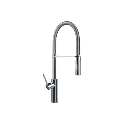 Grifería mezcladora monocomando lavadero con pico Resorte lever Vainsa