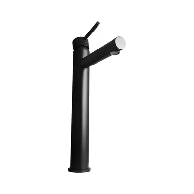 Monocomando para lavatorio alto lever black