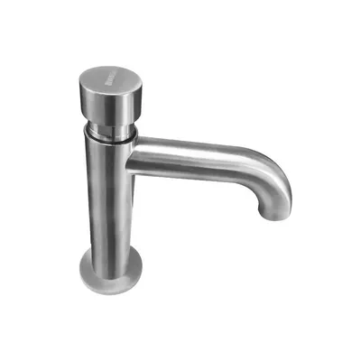 Llave para lavatorio temporizada baja inox Vainsa
