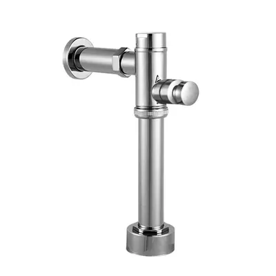Fluxometro Mecánico para inodoro 6 Lts. Botón Directo hecho en bronce Vainsa