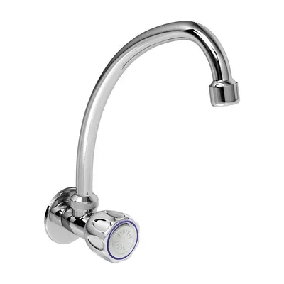 Llave para lavadero a la pared Vallarta cromado Italgrif
