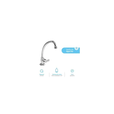 Llave para Bar al mueble buzios lever cromado Italgrif